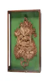 A late Victorian carved lime and soft wood exhibition quality plaque by James Peake, 1895, sculpture, sold Feb 2021