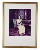 Queen Elizabeth II by Anthony Buckley, Photograph on mount, sold Feb 2021