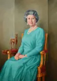 Her Majesty The Queen by Theodore Ramos, Oil on canvas, sold Jan 2021