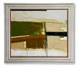 West dorset, evening by Tim Woolcock, 2005, oil, sold Jan 2021
