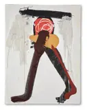 Man at one side by Agustí Puig, 2017, etching and printmaking, sold Jan 2021