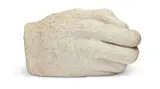 A large study of a hand by Sophie Ryder, 2000, sculpture, sold Jan 2021