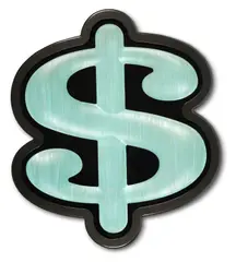Big money (dollar sign) 2017 by Ryan Callanan aka Ryca, print, sold Jan 2021