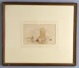 On the Scheldt by William Joseph J. C. Bond, Watercolour, offered Jan 2021