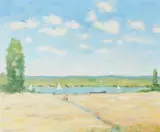 Field of Wild Flowers Oil on canvas Signed lower left 51 x 61cm (20 x 24 in.) Provenance: Richmond Gallery, London (no by William Foreman, Oil on canvas, sold Jan 2021