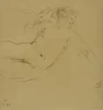 Nude by Bernard Dunstan, Pencil, sold Jan 2021