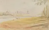 Florence by Hercules Brabazon Brabazon, Pencil and watercolour, sold Jan 2021