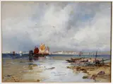 On The Lagoons by Thomas Bush Hardy, Watercolour, sold Jan 2021