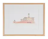 Secretariat Building, New Delhi by Della Denman, Watercolour, offered Jan 2021