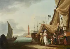 Amusement by John Thomas Serres, 1793, oil, offered Nov 2020