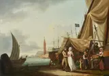 Amusement by John Thomas Serres, 1793, oil, offered Nov 2020