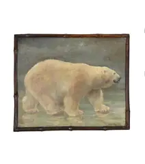 A Polar Bear by C.E. Swan, oil, sold Nov 2020