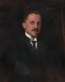 Portrait of Max Machanek by Bolesław Czedekowski, 1913, oil, sold Nov 2020