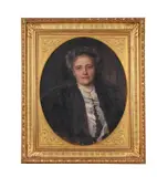 Portrait of a lady by Bolesław Czedekowski, 1913, oil, sold Nov 2020