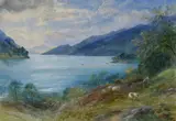 Loch Lomand from near TarbetWatercolour and gouacheSigned lower right35 x 51.5cm (13¾ x 20¼ in.)Provenance:Frost & Reed, Bristol by John MacWhirter, oil, sold Nov 2020
