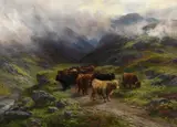 A Hillroad near GlencoeOil on canvas Signed lower left 55 x 76cm (21½ x 29¾ in.)Provenance:By descent to the grandson of the artist by Henry Garland, oil, offered Nov 2020