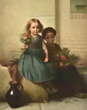 PosiesOil on canvas Signed and dated 1855 lower centre 71 x 57cm (27¾ x 22¼ in.)Condition Report: The canvas has been lined by Friedrich Boser, 1855, oil, sold Nov 2020
