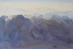 Grosseto by Edward Lear, Ink and watercolourTitled and dated, sold Nov 2020