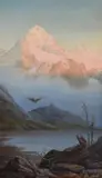 The WetterhornWatercolour 47.5 x 27cm (18½ x 10½ in.) by James Whittet Smith, watercolor, offered Nov 2020