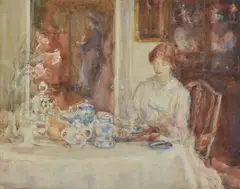 Breakfast Time by Ethel Walker, 1904, pencil, offered Nov 2020