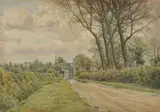 Hemingford Grey by William Fraser Garden, watercolor, sold Nov 2020
