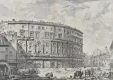 Teatro Di Marcello from: Vedute di RomaEtchingPlate: 40 x 54cm (15½ x 21¼ in.) by Giovanni Battista Piranesi, print (other), sold Nov 2020