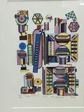 Study for Turing by Eduardo Paolozzi, 1998, screenprint, sold Apr 2022