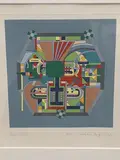 Untitled by Eduardo Paolozzi, 1986, screenprint, sold Apr 2022