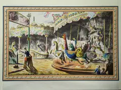 School print by Barbara Jones, lithograph, sold Apr 2022