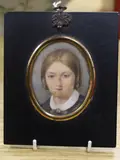 Miniature of Mary Knottespad-Fostercue by Scott of Perth, watercolour, sold Apr 2022