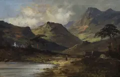 Ben Nevis by William Richards, oil on canvas, sold Mar 2022