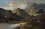 Ben Nevis by William Richards, oil on canvas, sold Mar 2022