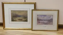 The Lake by David Charles Read, watercolour, sold Mar 2022