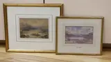 The Lake by David Charles Read, watercolour, sold Mar 2022