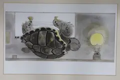 The Tortoise, from The Apollinaire Le Bestiaire Suite 1978 by Graham Sutherland, etching, sold Mar 2022
