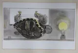 The Tortoise, from The Apollinaire Le Bestiaire Suite 1978 by Graham Sutherland, etching, sold Mar 2022