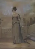 Portrait of Hope Lady Miss Hudson by Robert Dighton Jr., 1806, watercolour, sold Mar 2022