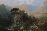 The Vale Of the Conway by Samuel Lines, 1843, Oil on canvas cleaned and relined, sold Mar 2022