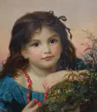 Untitled by Sophie Gengembre Anderson, oil on canvas, offered Mar 2022