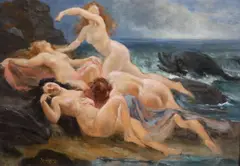 Untitled by Adolphe Lalyre, oil on canvas, sold Mar 2022
