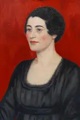 Untitled by Harold Knight, oil on canvas, sold Mar 2022