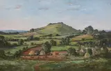 Untitled by Charles Cundall, oil on canvas, sold Mar 2022