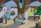 Untitled by Cecil Rochfort D'Oyly-John, oil on board, sold Mar 2022