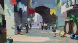The Old Ville, Nice, South of France by Cecil Rochfort D'Oyly-John, oil on board, sold Mar 2022