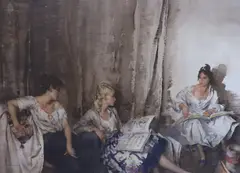 Untitled by William Russell Flint, watercolour, sold Mar 2022