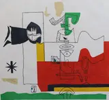 Untitled by Jean Francois Le Corbusier, lithograph, sold Mar 2022