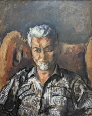 The Old Whaler, Exhibited Royal Academy 1971 by Archibald Ziegler, oil on board, sold Mar 2022