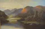 Loch scene by Henry Cooper, oil on canvas, sold Mar 2022