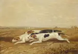 Over the open by William Eddowes Turner, oil on canvas, sold Mar 2022