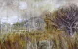 Near Exceat by Anthea Chapman, oil on board, sold Mar 2022